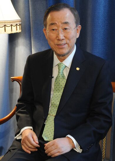 UN Secretary General in Moscow