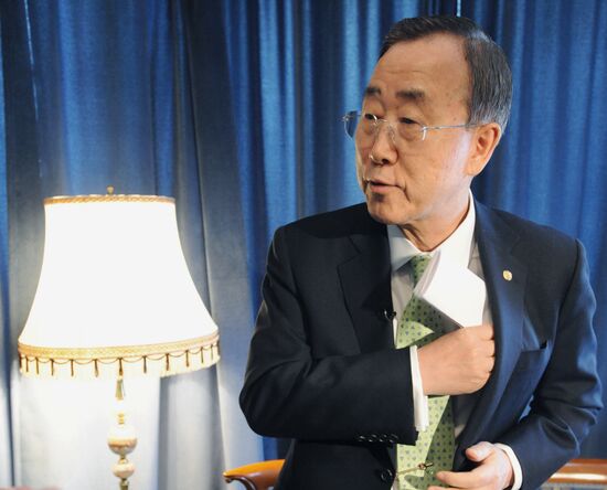 UN Secretary General in Moscow
