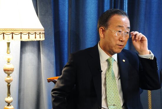 UN Secretary General in Moscow