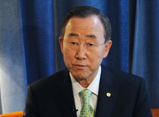 UN Secretary General in Moscow