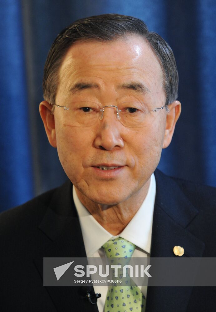 UN Secretary General in Moscow