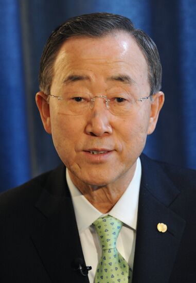 UN Secretary General in Moscow