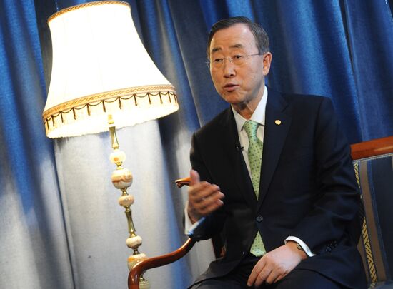 UN Secretary General in Moscow