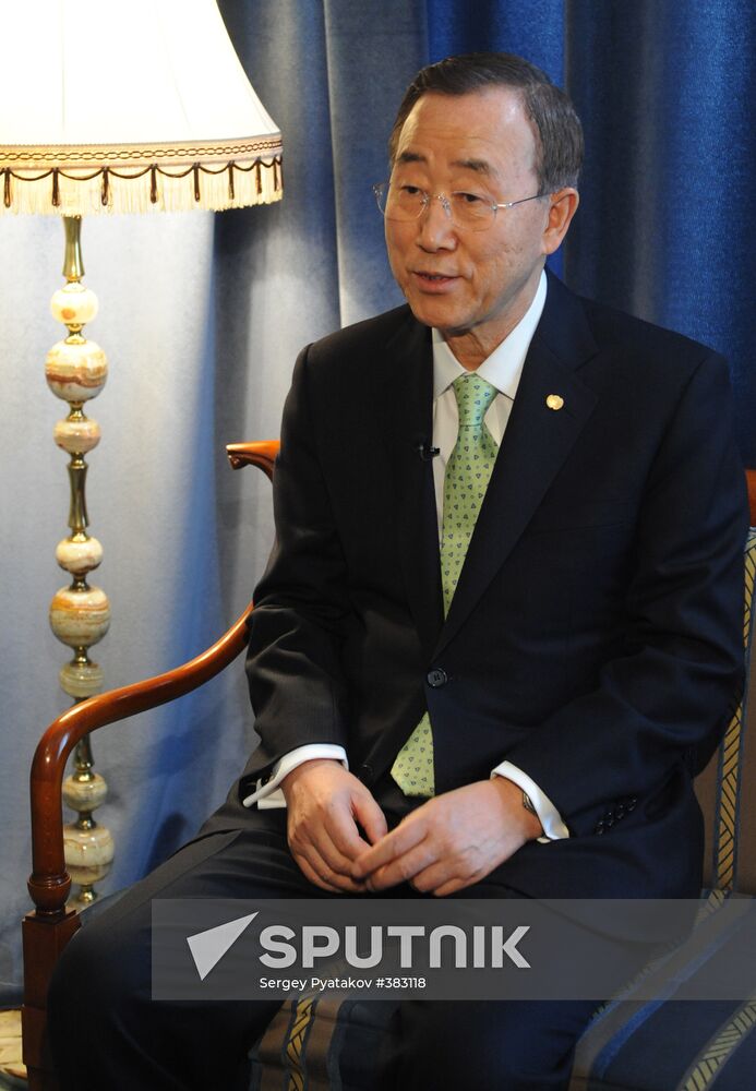 UN Secretary General in Moscow