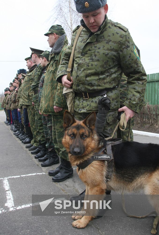 Russian Cossacks take part in border patrolling
