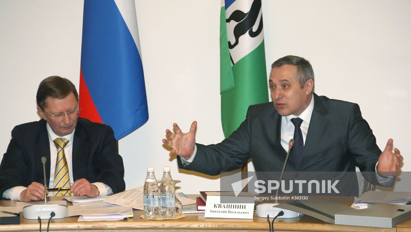 Sergei Ivanov and Anatoly Kvashnin