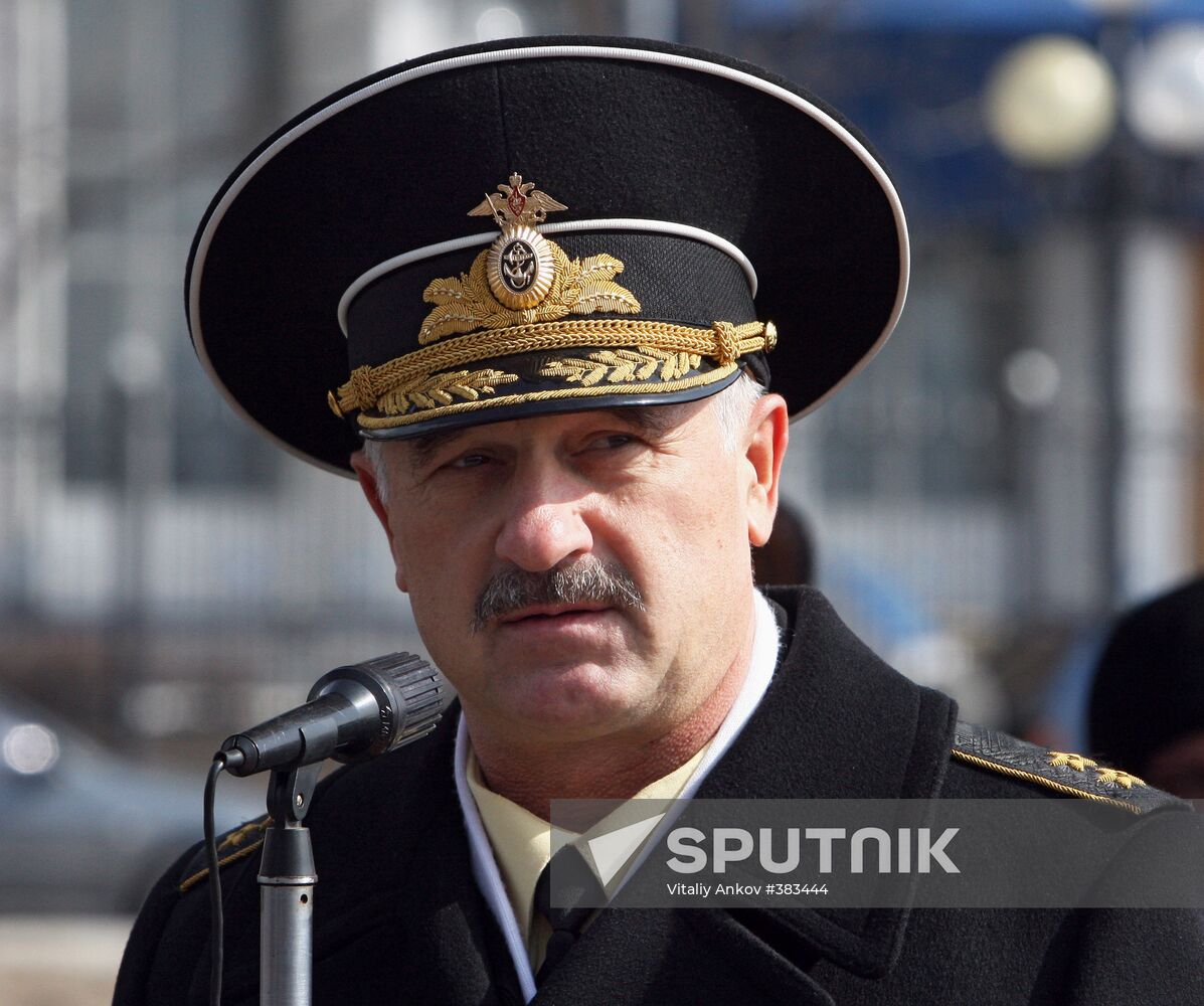 Vice-Admiral Konstantin Sidenko, Commander of the Pacific Fleet
