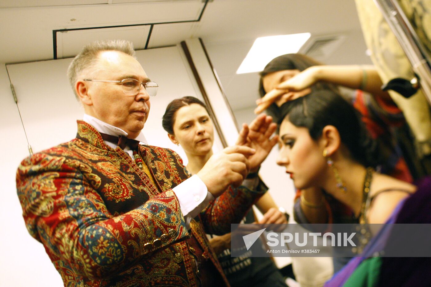 Vyacheslav Zaitsev before presenting his new fashion collection