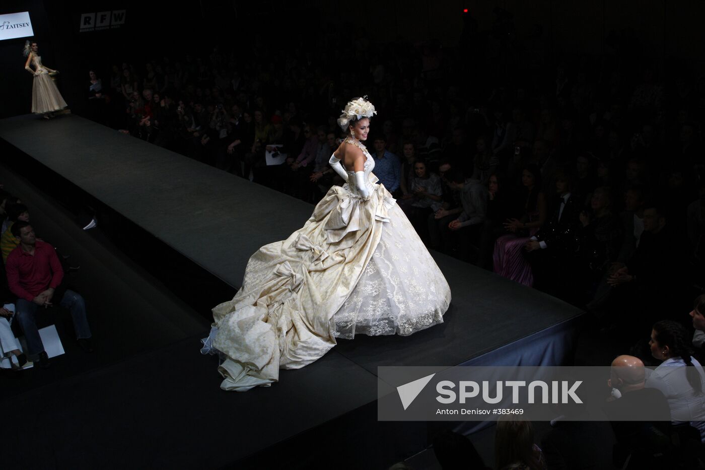 Fashion designer Vyacheslav Zaitsev presents his new collection