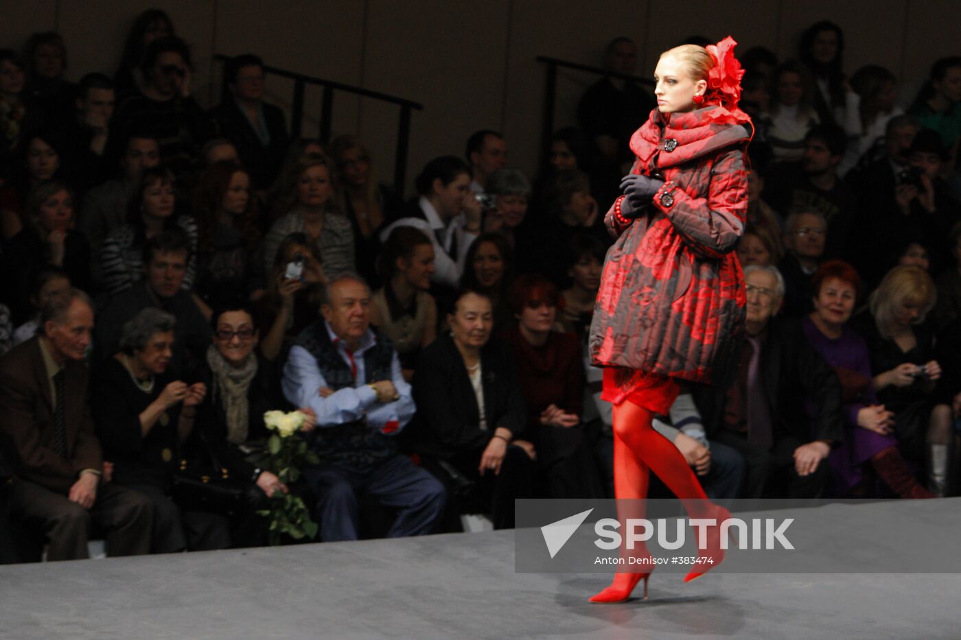Fashion designer Vyacheslav Zaitsev presents his new collection