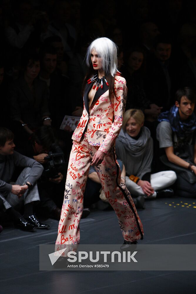 Jean-Charles de Castelbajac presents his new fashion collection