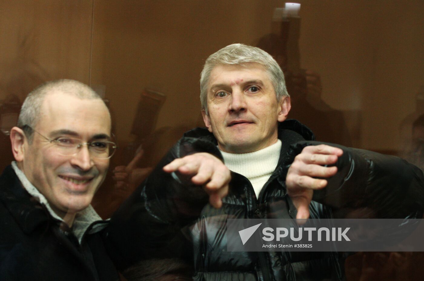 Mikhail Khodorkovsky and Platon Lebedev on trial