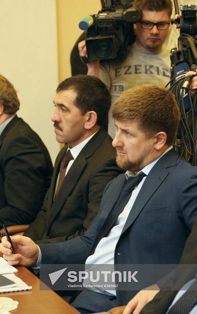 Yunus-Bek Yevkurov and Ramzan Kadyrov