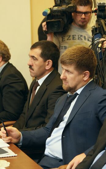 Yunus-Bek Yevkurov and Ramzan Kadyrov