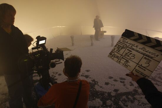 Filming "Black Lightning" at Mosfilm Studio