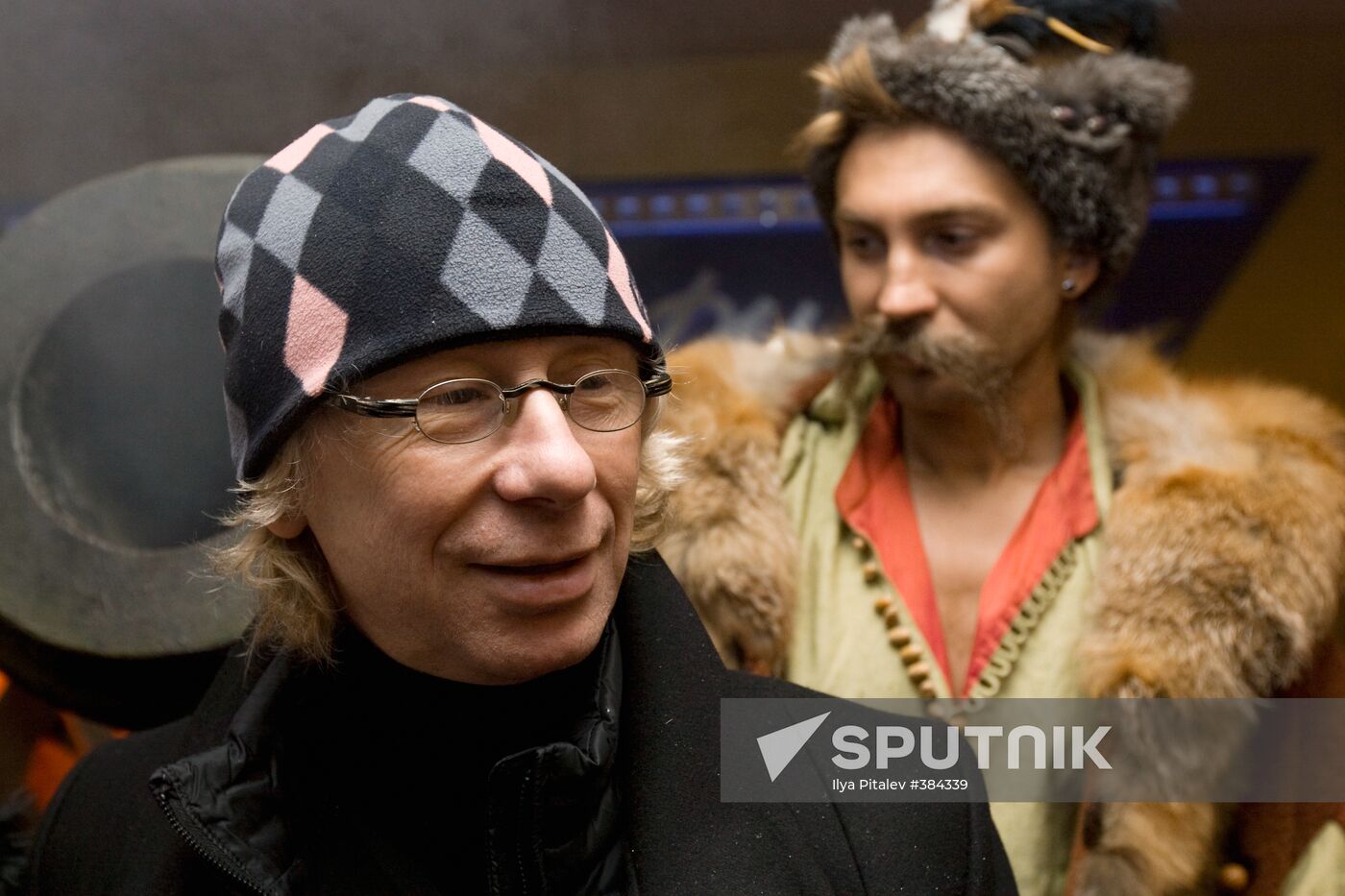 Premiere of the film "Taras Bulba" at Oktyabr movie theater