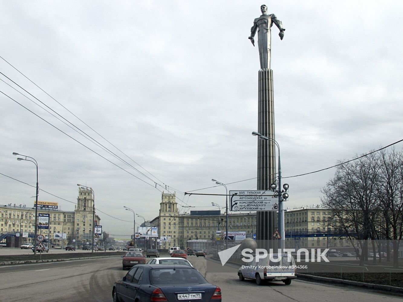 Volga retro car rally in Moscow