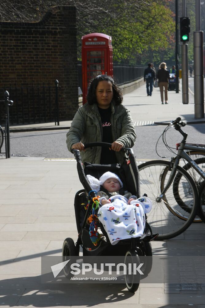 Streets of London during G20 summit