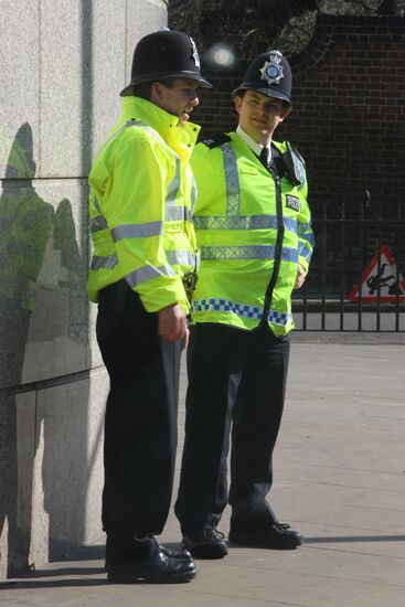 Streets of London during G20 summit