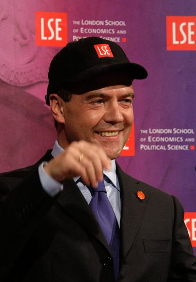 Russian President speaks at London School of Economics