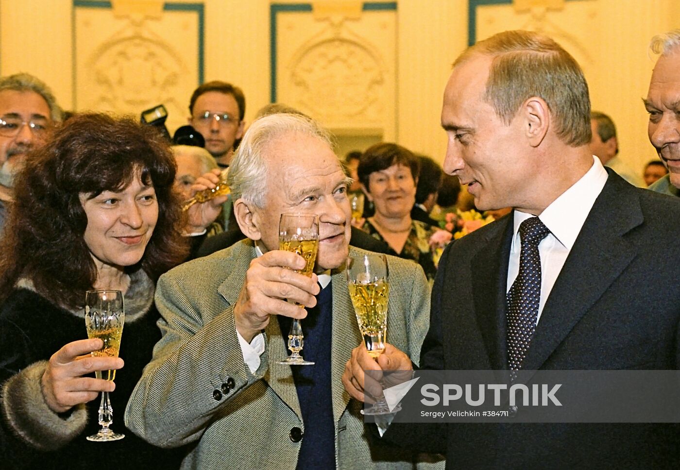 Vladimir Putin and Tikhon Khrennikov
