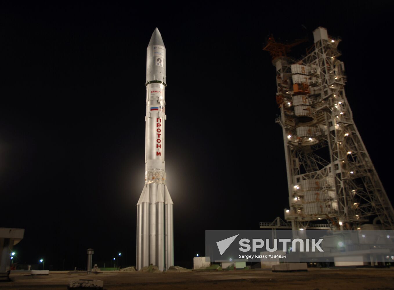 Proton-M carrier rocket launch