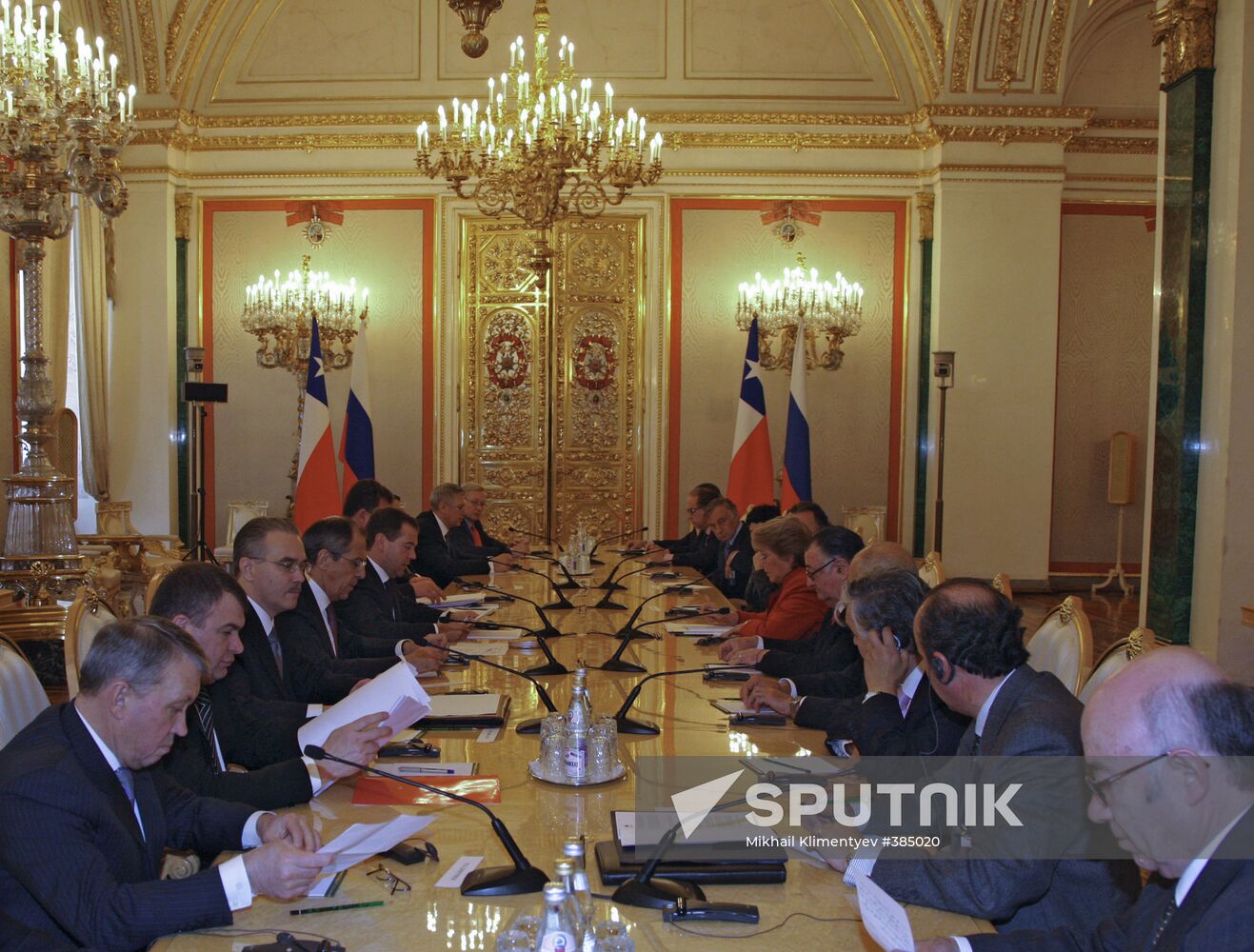 Russian-Chilean talks at Kremlin