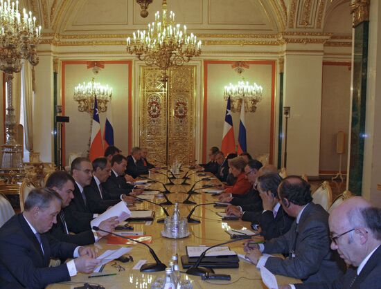 Russian-Chilean talks at Kremlin