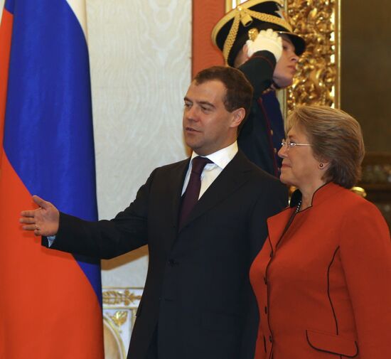 Russian-Chilean talks at Kremlin