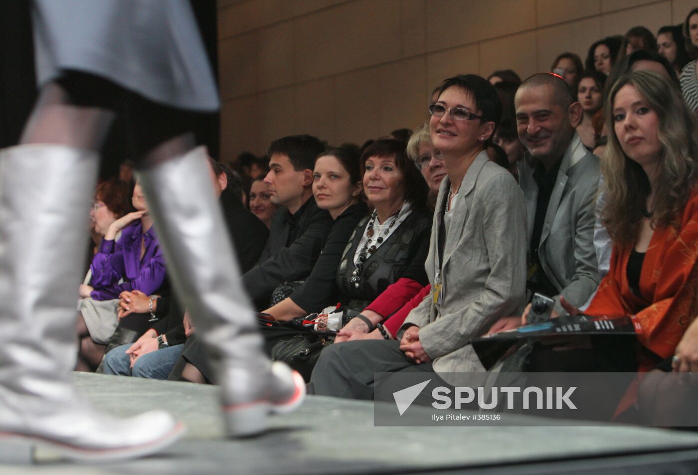 Closing day of Russian Fashion Week in Moscow