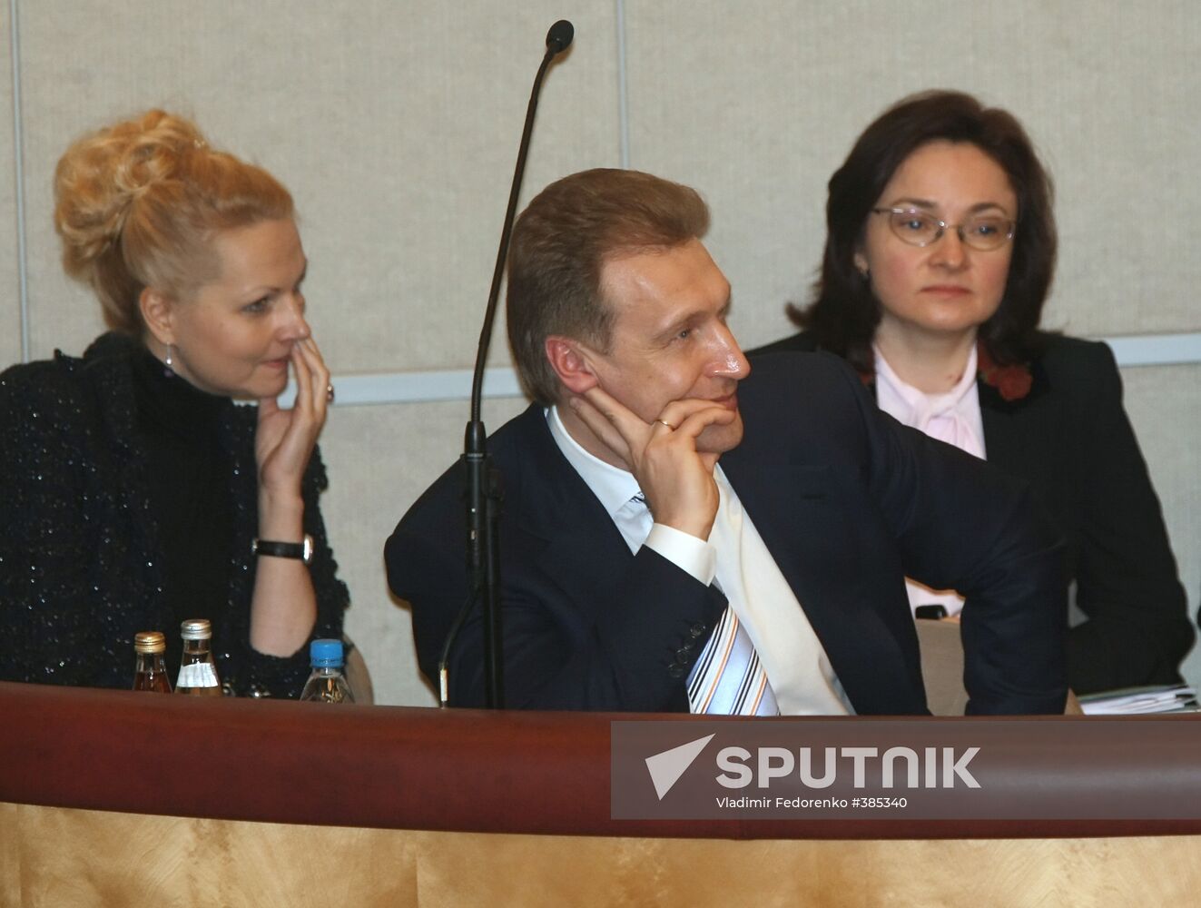 Igor Shuvalov, Tatiana Golikova, Elvira Nabiullina