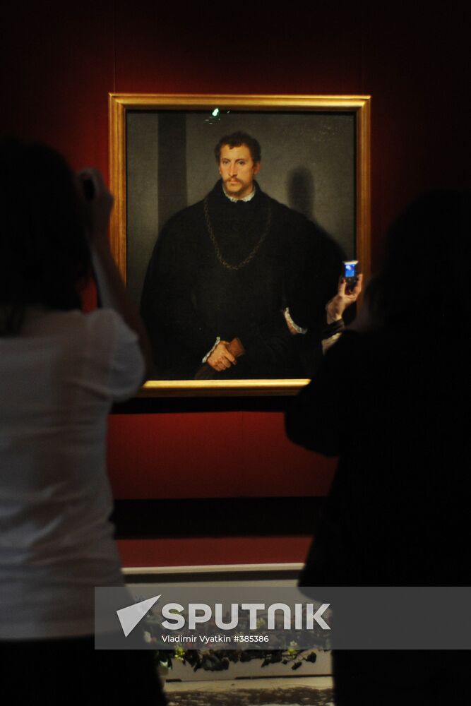 Titian's masterpiece in Pushkin Museum in Moscow