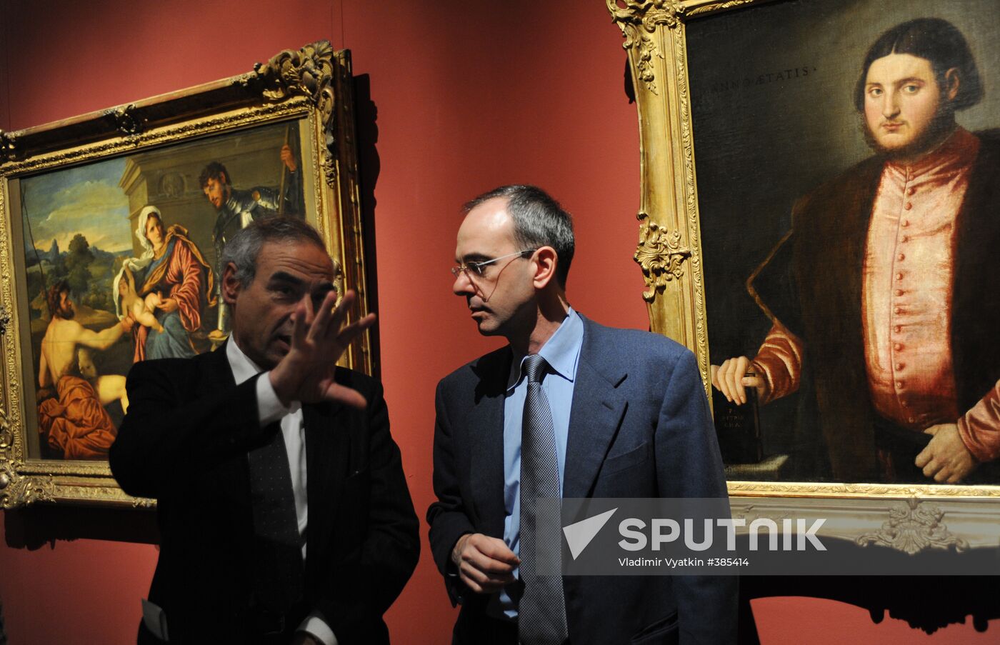 Titian's masterpiece in Pushkin Museum in Moscow