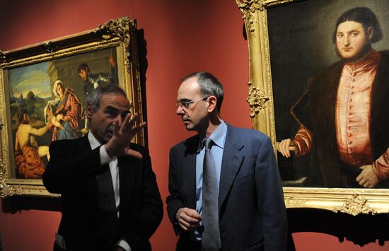 Titian's masterpiece in Pushkin Museum in Moscow