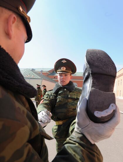Preparations for Victory Day parade on May 9