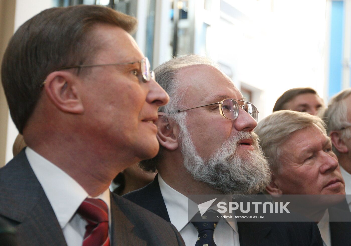 Sergei Ivanov, Vladimir Churov and Anatoly Perminov