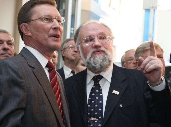 Sergei Ivanov and Vladimir Churov