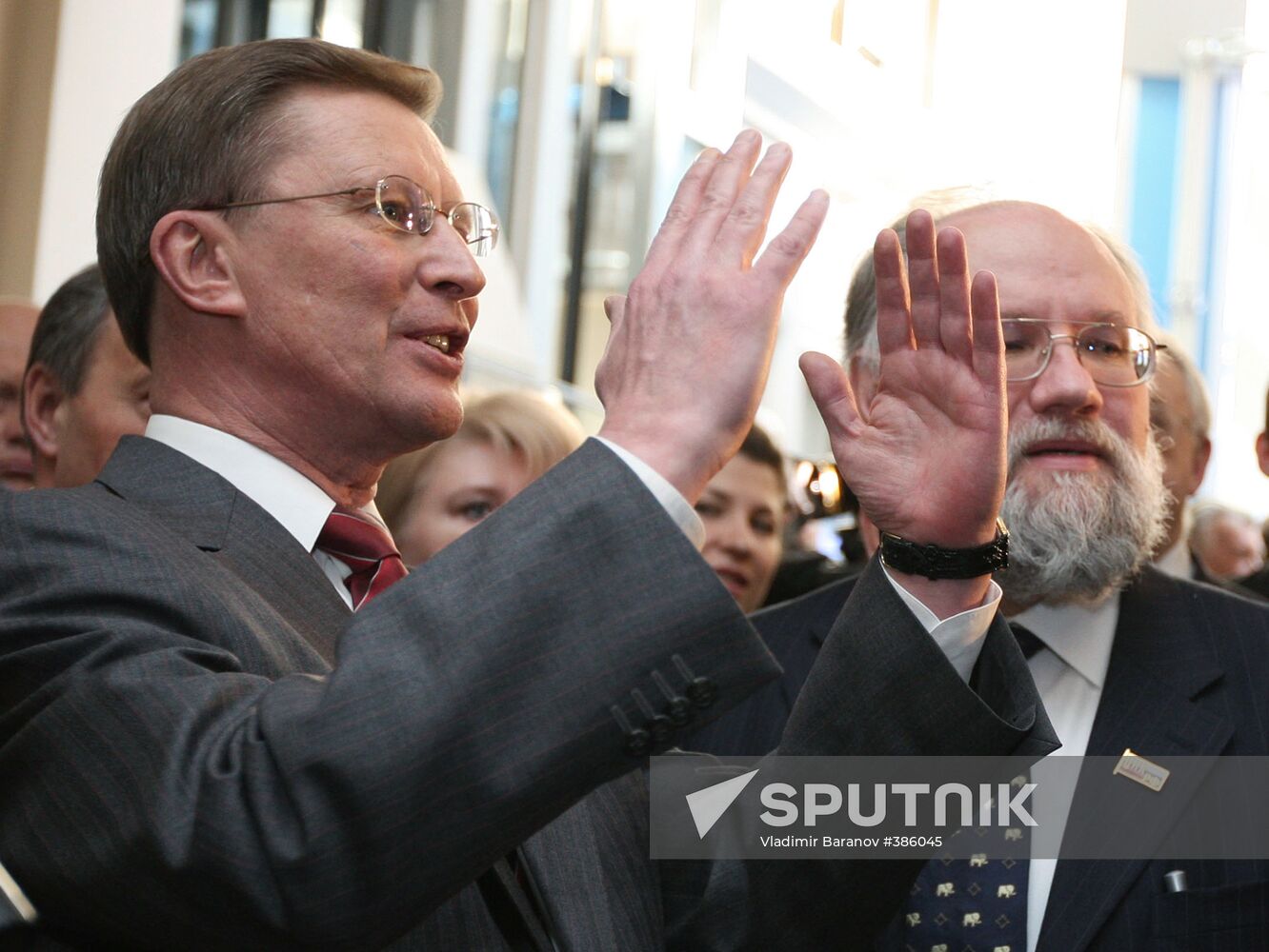 Sergei Ivanov and Vladimir Churov
