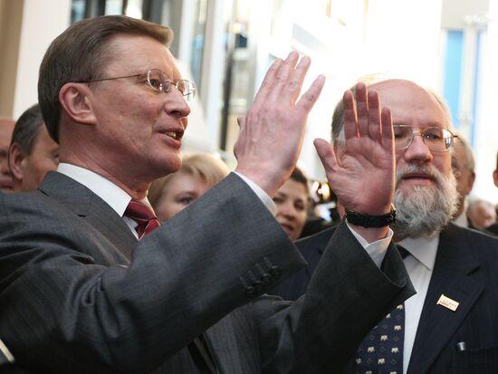 Sergei Ivanov and Vladimir Churov