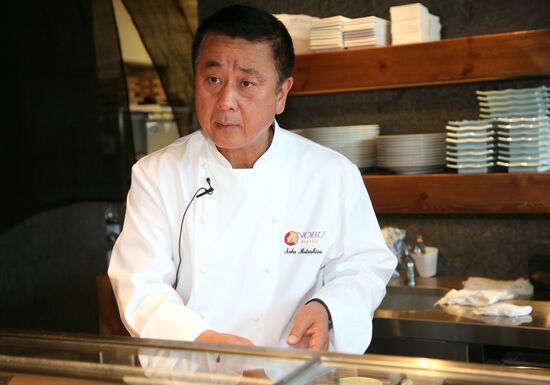 Japanese chief cook Nobu Matsuhisa
