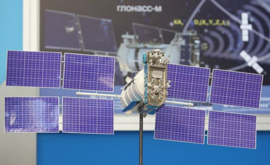 A GLONASS satellite mock-up