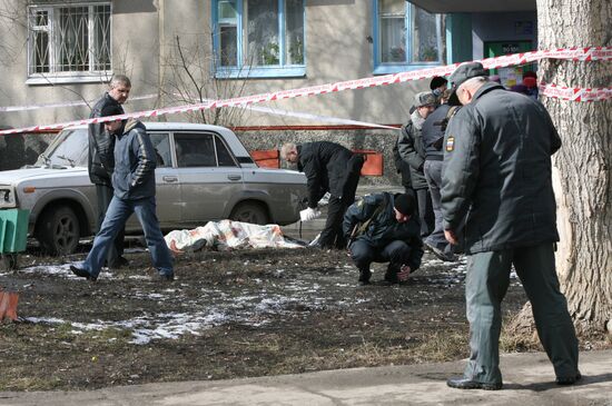 Novosibirsk resident fires at passersby