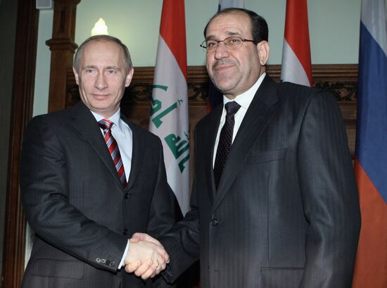 Vladimir Putin meets with Nouri al-Maliki