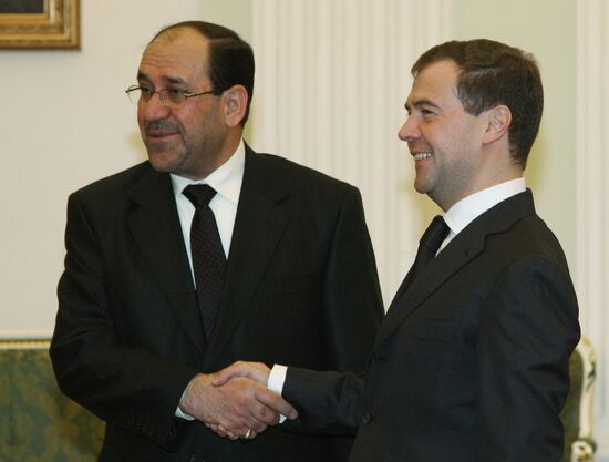 Russian president meets with Iraqi prime minister