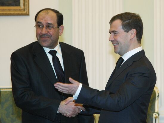 Russian president meets with Iraqi prime minister