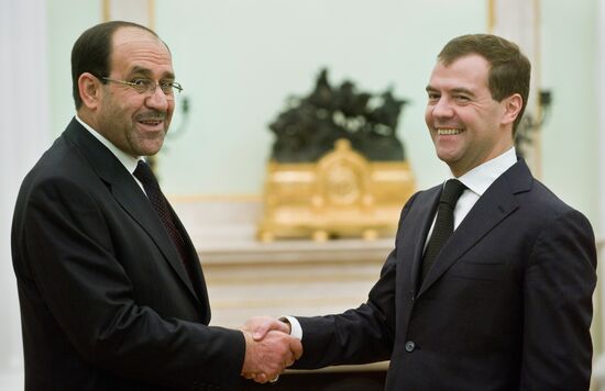 Russian president meets with Iraqi prime minister