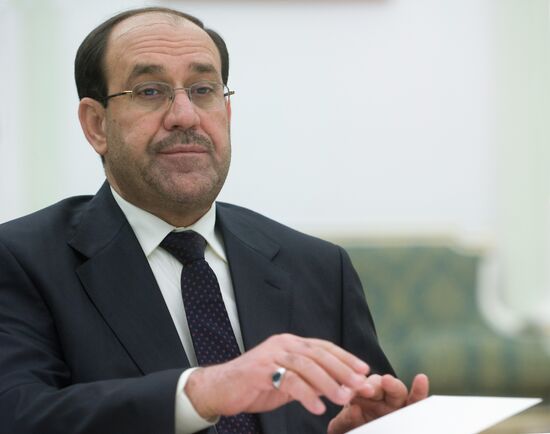 Dmitry Medvedev meeting with Nouri al-Maliki