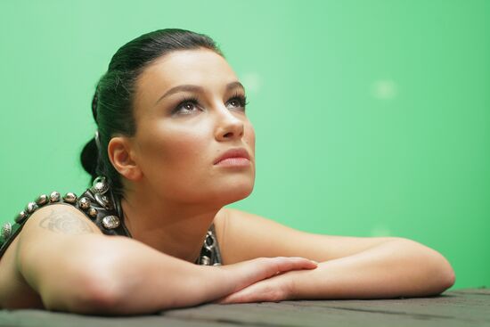 Producing music video for Prikhodko's song "Mama" in Moscow
