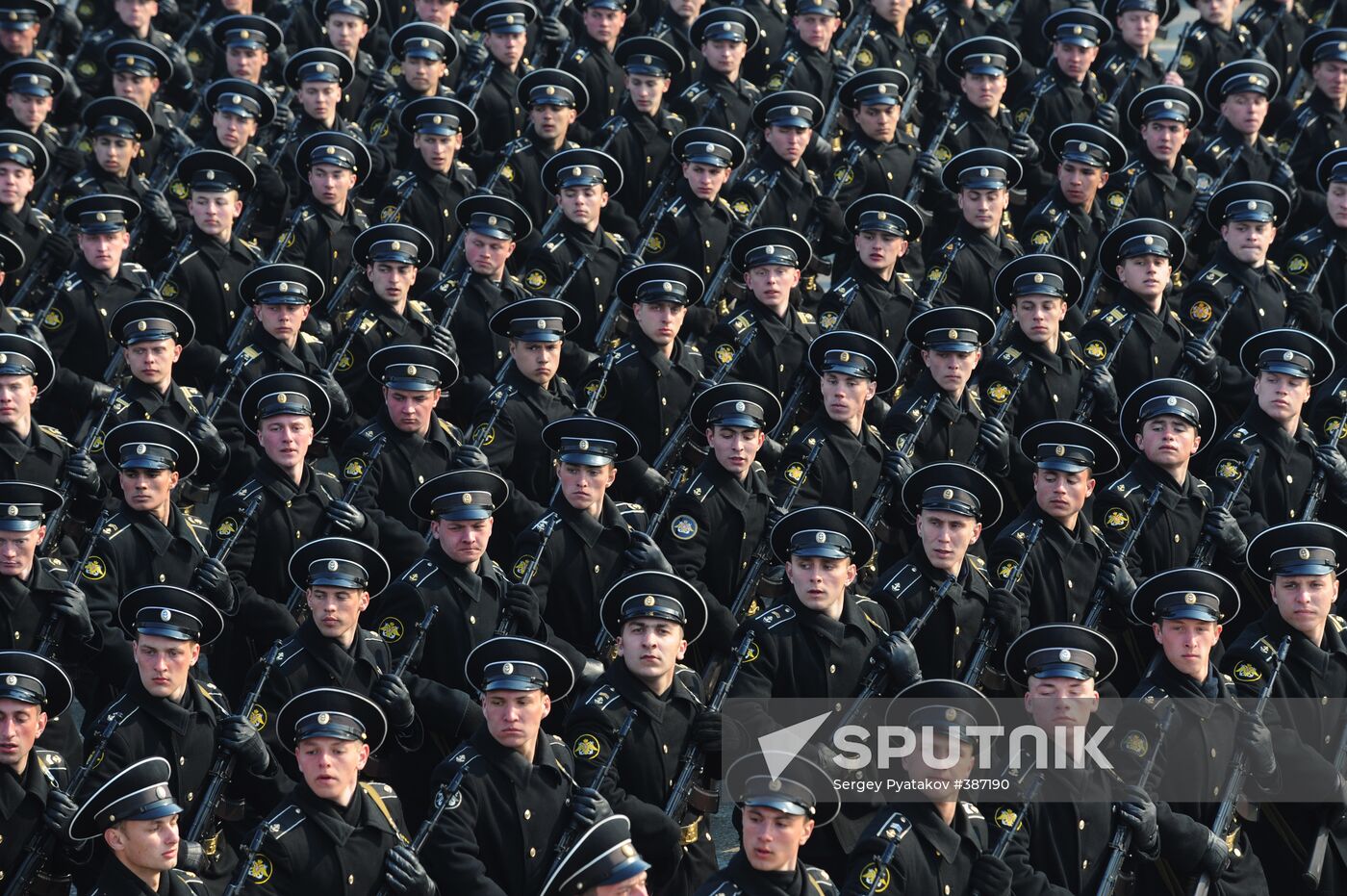 Victory Day parade rehearsal in Alabino outside Moscow