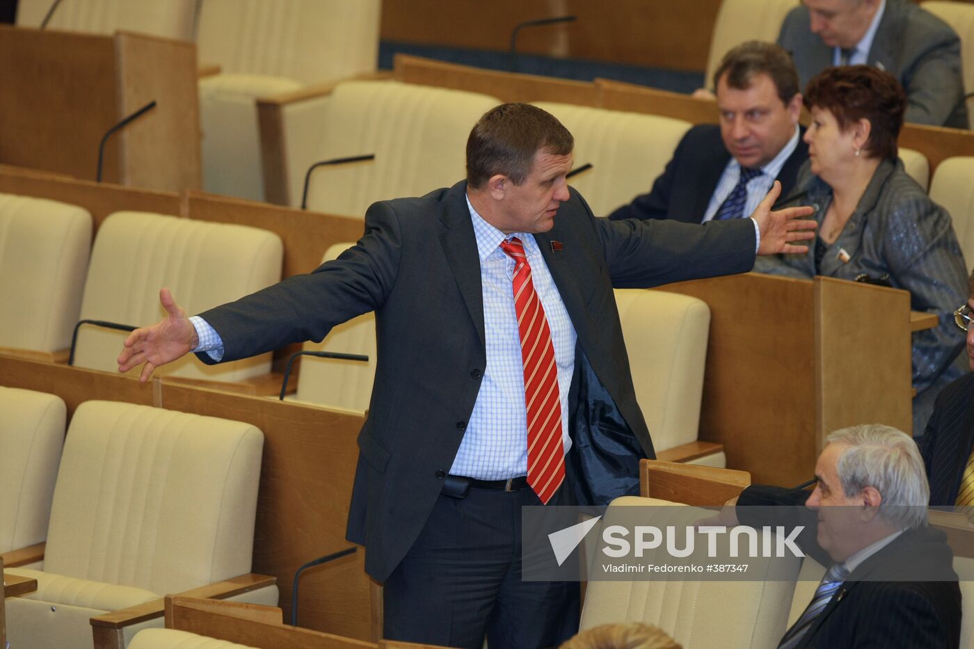 April 15, 2009. Russian State Duma meeting